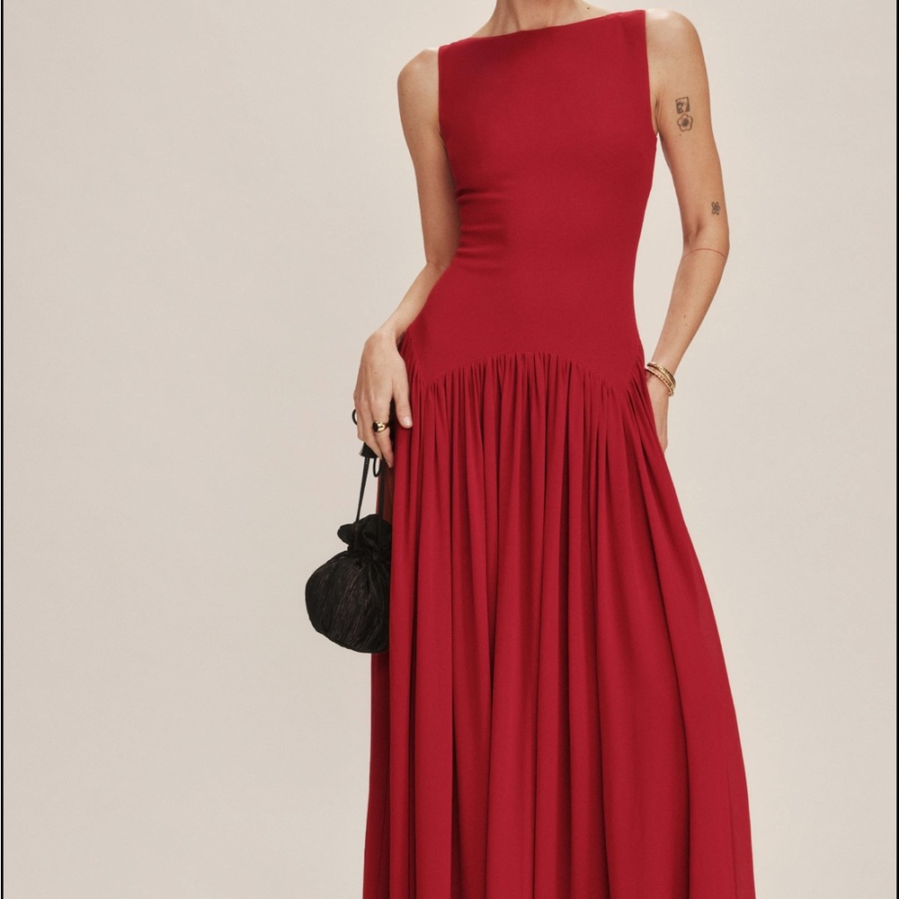 Camella  Dress Reformation Sangre